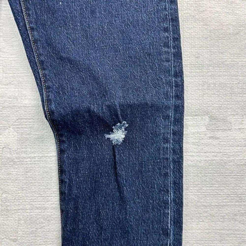 Levi's Premium 501 Jeans Mens 25x30 Dark Wash Denim Big E Regular Straight Pants